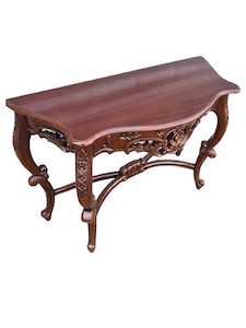 Consoles: DREUX HAND CARVED FRENCH CONSOLE