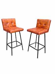 OREGON LEATHER BARSTOOL