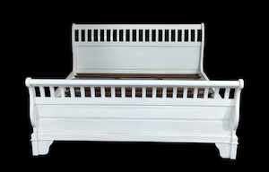 Contemproary: VENUS SLATED SLEIGH BED