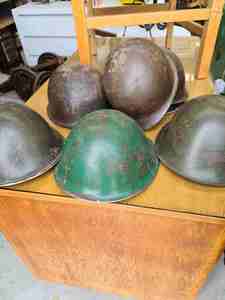 Vintage Objects: VINTAGE MILITARY HELMET