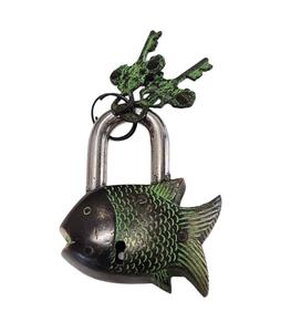 Vintage Objects: Indian Brass Fish Padlock