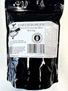Gourmet Sausage Meal: Gluten Free Cheeseburger Gourmet Sausage Meal