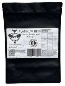 Gourmet Sausage Meals 1: Gluten Free Platinum Beef Sausage Meal