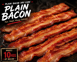 Dry Bacon Cure: Bacon Dry Cure 300g (Makes 10kgs of Bacon)