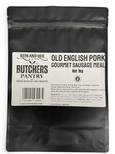 Gourmet Sausage Meals 1: Gluten Free Old English Pork Gourmet Sausage Meal