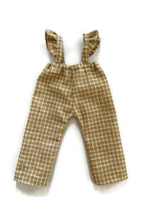 Animal Softies: Dress-up Doll Outfit - High-waisted Ruffle Trousers (choose colour)