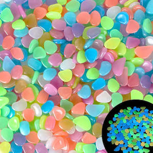 Luminous Pebbles Mix Colorful Glow in The Dark Rocks Outdoor Decor Stones for Fi&hellip;