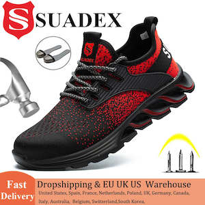 SUADEX Safety Shoes Men Women Steel Toe Boots Indestructible Work Shoes Lightwei&hellip;