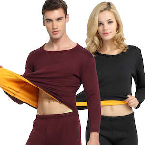Thermal Underwear men Winter Women Long Johns sets fleece keep warm in cold weat&hellip;