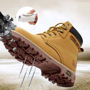 Genuine Leather Mens Women Winter Ankle Military Treking Snow Yellow Designer Ta&hellip;