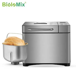 Biolomix Stainless Steel 1KG 19-in-1 Automatic Bread Maker 650W Programmable Bre&hellip;