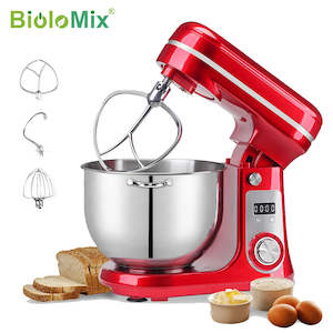 BioloMix Kitchen Food Stand Mixer, Blender, Quiet Motor, Cream Egg Whisk, Whip D&hellip;