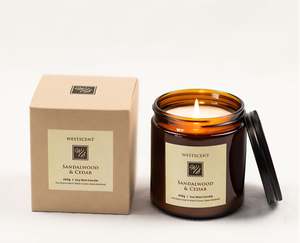 WestScent Soy Candle 100g - Sandalwood & Cedar