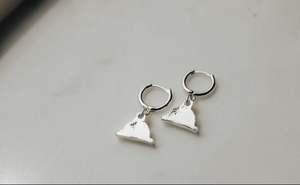 Western Edge Jewellery: Western Edge - Mini Shepherd Whistle Hoops