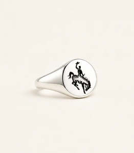 Western Edge Jewellery: Western Edge - The Bronc Ring - Size P