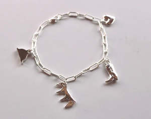 Western Edge Shepherd Country Charm Bracelet