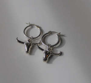 Western Edge Longhorn Earrings
