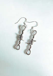 Western Edge Barbed Wire Earrings