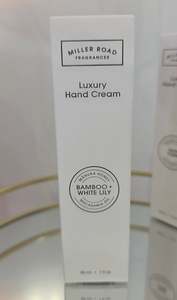 Miller Road Luxury Hand Cream 30ml - Bamboo & White Lily