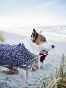 PAIKKA Knitted Wool Sweater - GREY