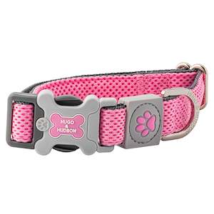 Hugo Hudson Range: Hugo & Hudson Mesh Collar - Pink
