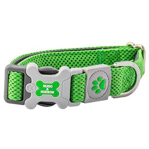 Hugo Hudson Range: Hugo & Hudson Mesh Collar - Green