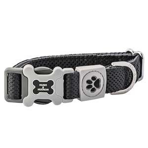 Hugo Hudson Range: Hugo & Hudson Mesh Collar - Black