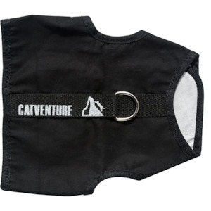 Dog Harness: CAT VENTURE Cat Harness - BLACK