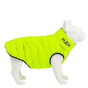 On Sale: HUGO & HUDSON Puffer Jacket Lime/Navy Reversible