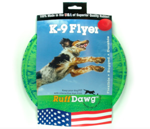 Dog Toys Accessories: Ruff Dawg K-9 Flyer Frisbee
