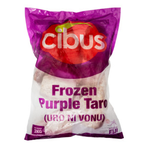 Cibus Frozen Purple Taro from Fiji 20KG (10 x 2kg)