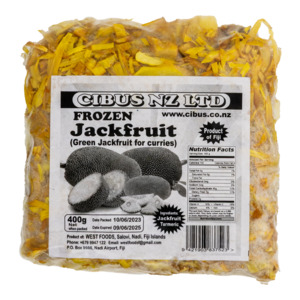 Cibus Frozen Jackfruit from Fiji (50 x 400g)