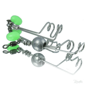 Rusler Fishing Gear Gaffs: Fishing Bait Sliders - 2 Pack