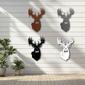 Free Mini Hares With Orders Over 120: The Big Stag Metal Wall Art