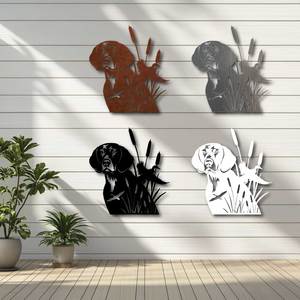 Duck Hunting Scene Metal Wall Art