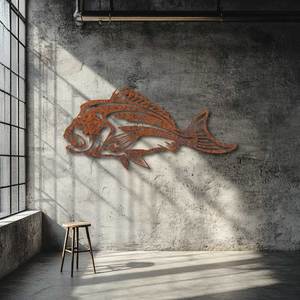 Free Mini Hares With Orders Over 120: Snapper Metal Wall Art