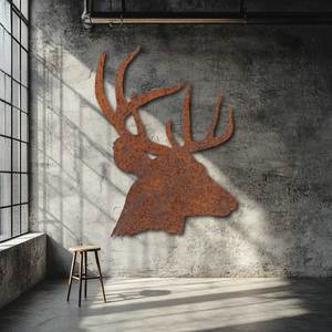 Classic Stag Silhouette Wall Art