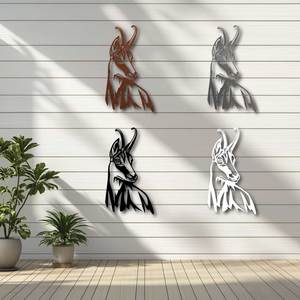 Chamois Mountain Metal Art