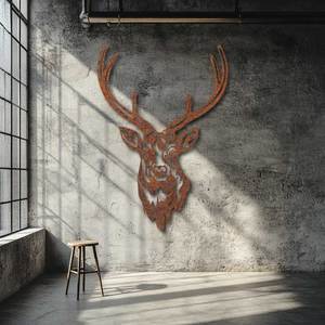 Under 200: Sambar Stag Metal Wall Art
