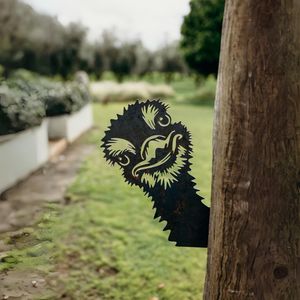 Farm Animals: Peeking Ostrich