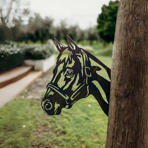 Peeking Horse