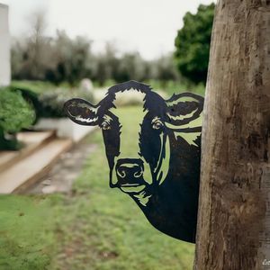 Peeking Cows