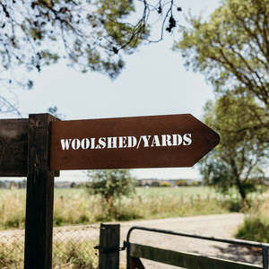 On A Post: Directional Sign