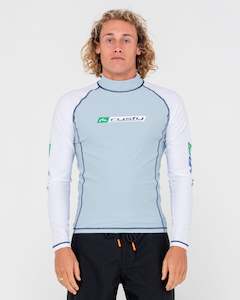 Mens Tops Rash Vests: Crank That Printed Long Sleeve Rash Vest