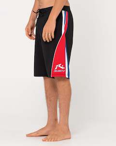 Mens Bottoms Boardshorts Performance: Plot Twist Contrast 22" Tie Waist Boardshort