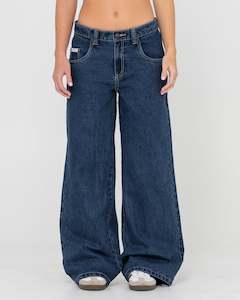 Womens New Featured New Arrivals: Wendy Wide Low Rise Jean