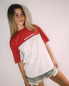 Womens Tops Tees Tanks: Polar Popped Oversized Tee