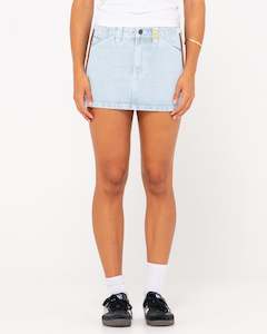 Womens Bottoms Skirts: Flip Mommy Low Rise Mini Denim Skirt