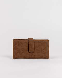 Womens Accessories Wallets Purses: Bobbi Suede Flap Wallet