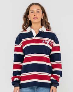 Womens New Featured New Arrivals: Jersey 4 Sure Striped Rugby Jersey